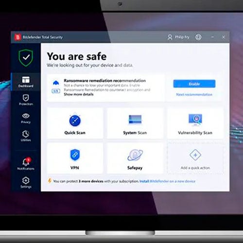 Bitdefender Internet Security 1 Year 1 PC 2024 Windows Cd Key Global